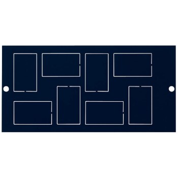 87 mm mounting plate for 8 x LJ6C/RJ45 accessories - Schneider Electric