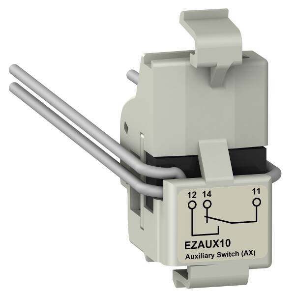 auxiliary switch AX, EasyPact EZC 100, EasyPact CVS 100BS, 1 common point changeover contact - 1
