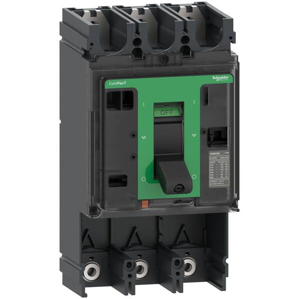 Circuit breaker basic frame, ComPacT NSX400F, 36kA/415VAC, 3 poles, 400A frame rating, without trip unit - 1
