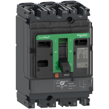 Circuit breaker, ComPacT NSX100F, 36kA/415VAC, 3 poles, MA trip unit 100A - Schneider Electric