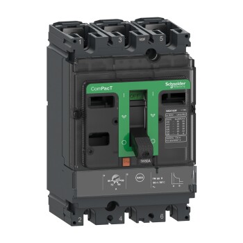 Circuit breaker, ComPacT NSX160F, 36kA/415VAC, 3 poles, TMD trip unit 100A, 50 degrees C - Schneider Electric