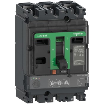 Circuit breaker, ComPacT NSX250F, 36kA/415VAC, 3 poles, MicroLogic 2.2 trip unit 250A - Schneider Electric