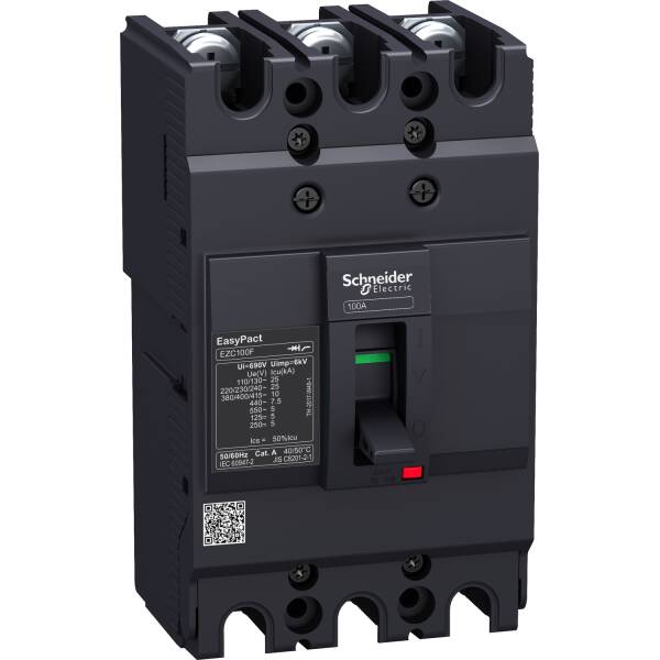 circuit breaker EasyPact EZC100F - TMD - 40 A - 3 poles 3d - 1