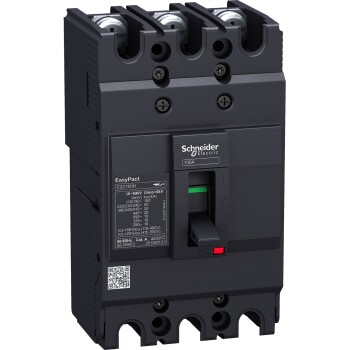 circuit breaker EasyPact EZC100N - TMD - 80 A - 3 poles 3d - Schneider Electric