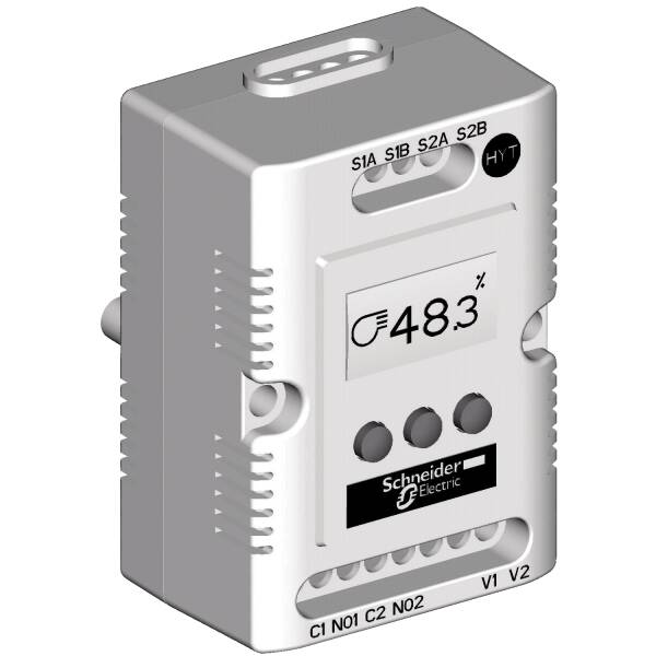 Climasys CC - electronic hygrotherm - 115 V - 230V - temp +5…50°C - Hr 20…80% - 1