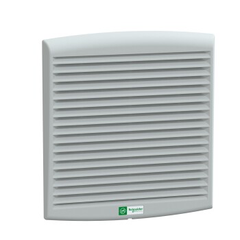 ClimaSys forced vent. IP54, 300m3/h, 230V, with outlet grille and filter G2 - Schneider Electric