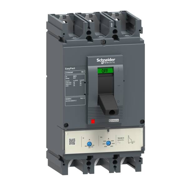 EasyPact CVS - CVS630F circuit breaker - 3P/3d - 1