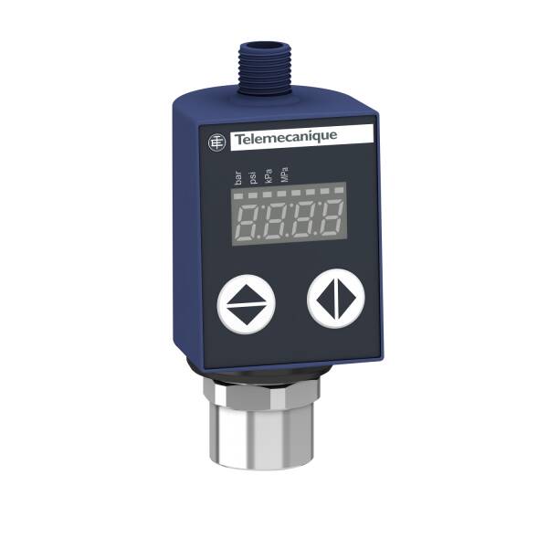 Electronic pressure sensors, Pressure sensors XM, XMLR 10 bar, G 1/4, 24 VDC, 0...10 V, M12 - 1