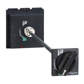 Extended rotary handle, ComPact NSX 400/630, black handle, shaft length 209mm to 600mm, IP55 - Schneider Electric