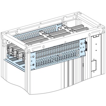 Form 2 cover for horizontal busbars LGYE 2500A or BS 3200A, W400 mm, D400 mm - Schneider Electric