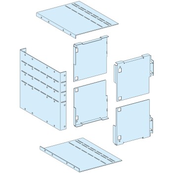 Form 4b cover for connection transfer assembly in duct for 4 to 6 modules - Schneider Electric