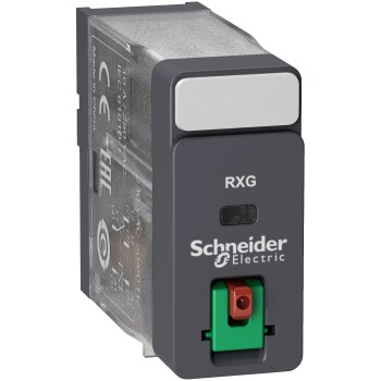 Harmony, Interface plug-in relay, 10 A, 1 CO, with lockable test button, 120 V AC - Schneider Electric