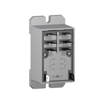 Harmony, Interface plug-in relay with socket, 8 A, 2 CO, 120 V AC - Schneider Electric