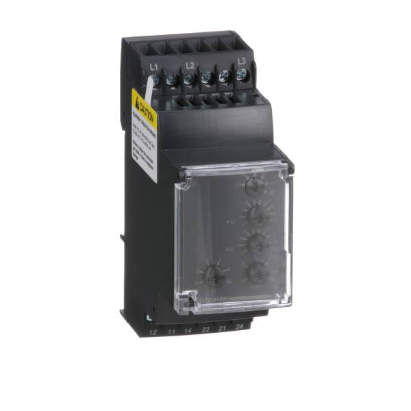 Harmony, Modular multifunction 3-phase supply control relay, 5 A, 2 CO, 220...480 V AC - 1