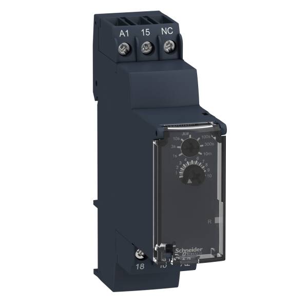 Harmony, Modular timing relay, 5 A, 1 CO, 0.05 s…10 min, delay on de-energization, 24...240 V AC/DC - 1