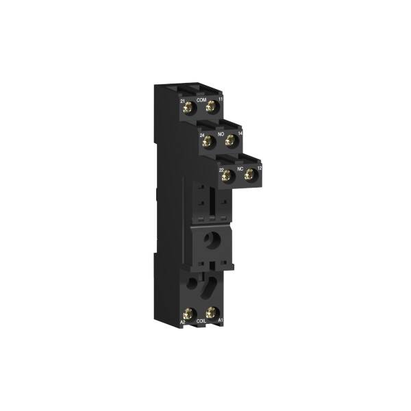 Harmony, Socket, for RSB1A/RSB2A relays, 10 A, screw connectors, separate contact - 1
