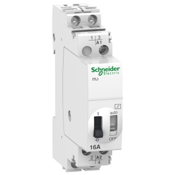impulse relay iTLI - 2P - 1NO+1NC - 16A - coil 110 VDC - 230...240 VAC 50/60Hz - Schneider Electric