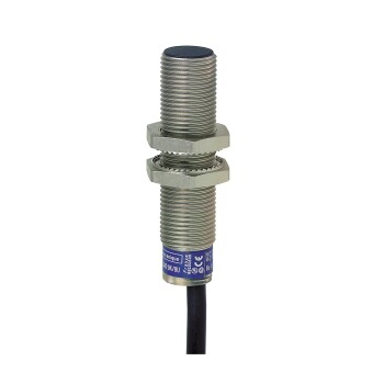 Inductive proximity sensors XS, inductive sensor XS6 M12, L54mm, brass, Sn4mm, 12...48 VDC, cable 2 m - Schneider Electric