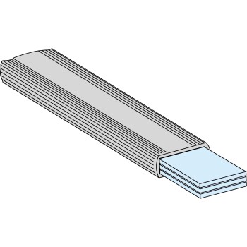 Insulated flexible bar, 660 A, size 32 x 8 mm, length 1800 mm - Schneider Electric