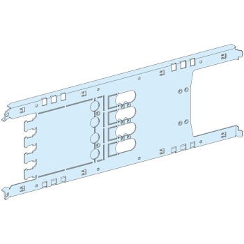 MOUNTING PLATE VIGI NSX/CVS PLUGIN TOGGLE/ROT/MOT - 4P 250A HORIZONTAL WIDTH 650 - Schneider Electric