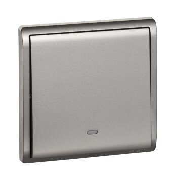 Pieno - 16A 250V - 1 gang 2 way switch with fluorescent locator (AS) - Schneider Electric