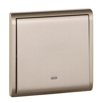 Pieno - 16A 250V - 1 gang 2 way switch with fluorescent locator (WG) - Schneider Electric