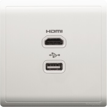 Pieno - HDMI and USB socket - Schneider Electric