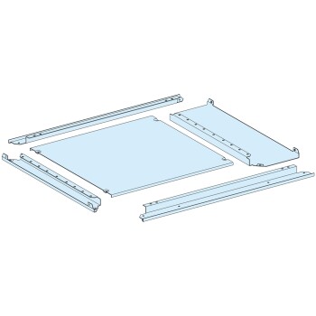Plain gland plate, PrismaSeT P, IP55, for enclosure W 650+150mm D 400mm - Schneider Electric
