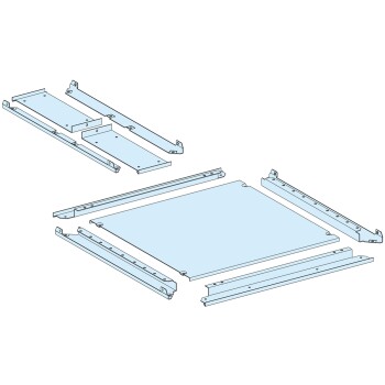 Plain gland plate, PrismaSeT P, IP55, for enclosure W 650+150mm D 600mm - Schneider Electric