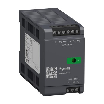 Regulated Power Supply, 100-240V AC, 24V 3.8 A, single phase, Optimized - Schneider Electric