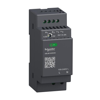 Regulated Power Supply, 100-240V AC, 5V 3.6 A, single phase, Modular - Schneider Electric