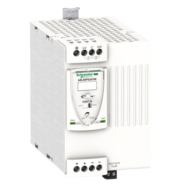Regulated Switch Power Supply, 1 or 2-phase, 100..500V, 24V, 10 A - 1