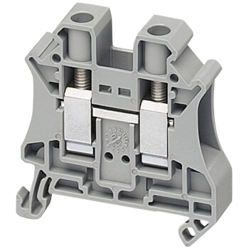 SCREW TERMINAL, FEED THROUGH, 2 POINTS, 10MM² , GREY - Schneider Electric