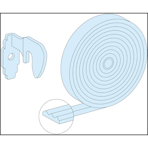 Sealing kit, PrismaSeT G, self adhesive gasket, increase door protection to IP43 - 1