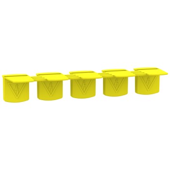 set of 20 tooth caps for Acti9 - Schneider Electric