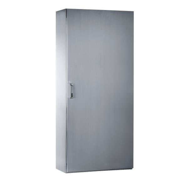 SMX 304L stainless monobloc enclosure, H1600xW800xD400mm, Scotch Brite® finish. - 1