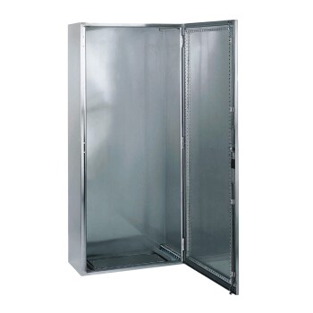 SMX 316L stainless monobloc enclosure, H2000xW1000xD400mm, Scotch Brite® finish. - Schneider Electric