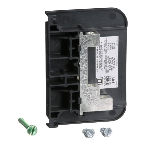 Solid neutral assembly, safety switch, series F5/F6 30A - 1