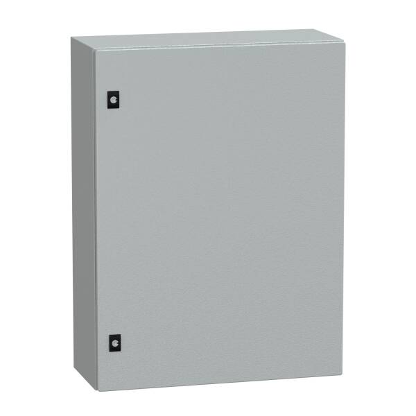 Spacial CRN plain door w/o mount.plate. H800xW600xD250 IP66 IK10 RAL7035.. - 1