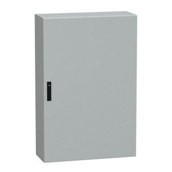 Spacial CRNG plain door w/o mount.plate. H1200xW800xD300 IP66 IK10 RAL7035 - Schneider Electric