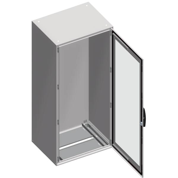 Spacial SM compact enclosure with glazed door - 1600x600x400 mm - 1