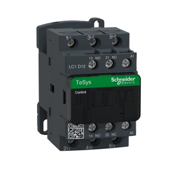 TeSys Deca contactor - 3P(3 NO) - AC-3/AC-3e - <lt/>= 440 V 12 A - 220 V AC coil - Schneider Electric