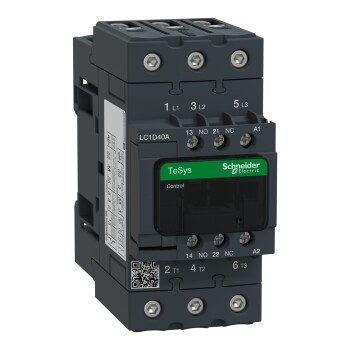 TeSys Deca contactor - 3P(3 NO) - AC-3/AC-3e - <lt/>= 440 V 40 A - 110 V AC 50/60 Hz coil - Schneider Electric