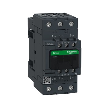 TeSys Deca contactor - 3P(3 NO) - AC-3/AC-3e - <lt/>= 440 V 40 A - 220 V AC 50/60 Hz coil - Schneider Electric