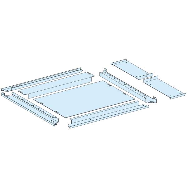 Two-part gland plate, PrismaSeT P, IP31, for enclosure W 650+150mm D 600mm - 1