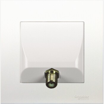 Vivace 1G TEL OUTLET W/SHUTTER - Schneider Electric